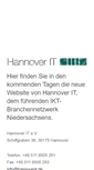 Mobile Screenshot of hannoverit.de