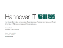 Tablet Screenshot of hannoverit.de